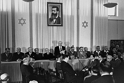 Who is considered to be the father of modern political Zionism?