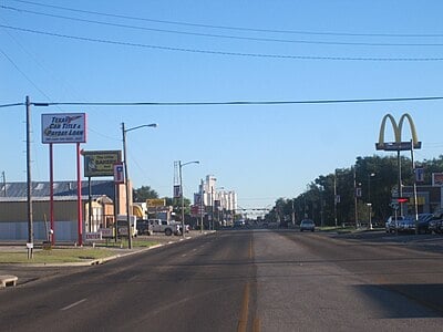 What is the primary industry in Perryton, Texas?