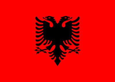 Which team did Albania defeat in their first-ever international match?