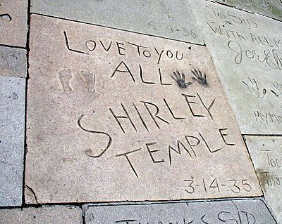 At what age did Shirley Temple begin her film career?