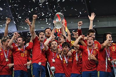 Which team did Spain defeat in the final of the 2012 UEFA European Championship?