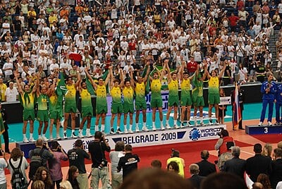 Who governs the Brazil men's national volleyball team?