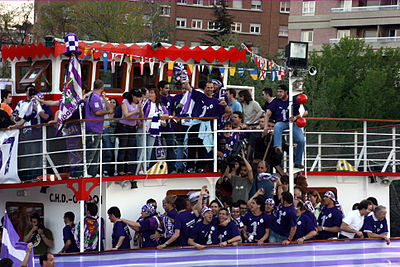 How many seasons has Real Valladolid spent in the First Division of Spanish football?