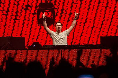 In what year was Hardwell first ranked No. 1 by DJ Mag?