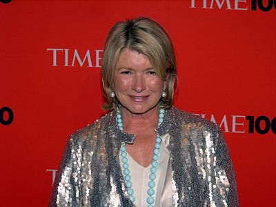 Which company did Martha Stewart collaborate with for a line of home products?