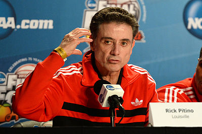 Where did Rick Pitino receive their education?[br](Select 2 answers)
