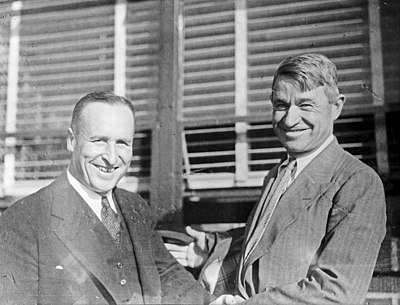 Who was with Will Rogers when he died?