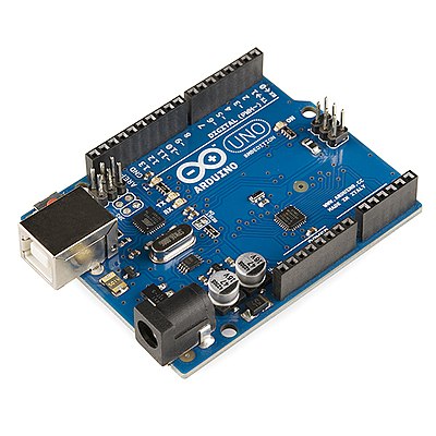Which communication interface is commonly found on Arduino boards?