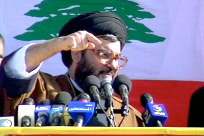 In which year did Hassan Nasrallah become the Secretary-General of Hezbollah?