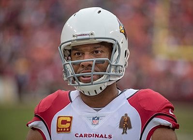 What is Larry Fitzgerald's rank in NFL career receiving yards?