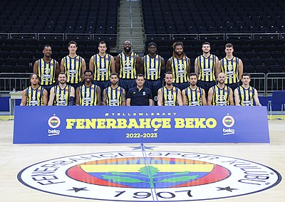 How many titles has Fenerbahçe S.K. (basketball) won in the Turkish Super League?
