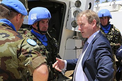 Which government department did Enda Kenny lead from May to July 2014 and 2016 to 2017? 