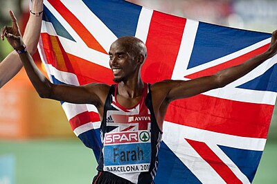 What are Mo Farah's most famous occupations?[br](Select 2 answers)