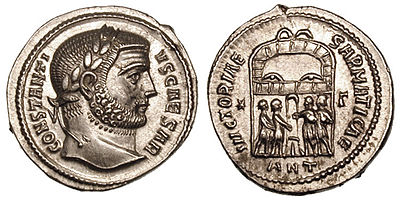 What was Constantius Chlorus' full name?