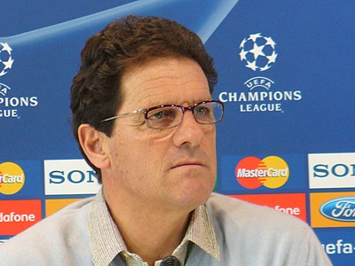 At which FIFA World Cup did England, under Capello, get knocked out in the second round?