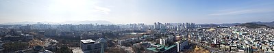 What is the central plain of the Yeongnam region called?