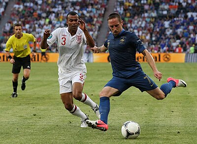 How many times did Ribéry represent the France national team?