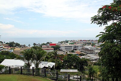 What is the main seaport of Honiara?