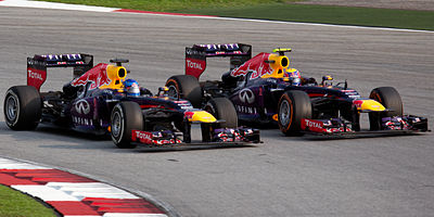 From which year did Red Bull Racing start using Honda engines?