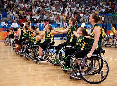 What was the name of the Australian cyclist who won four gold medals at the 2008 Summer Paralympics?