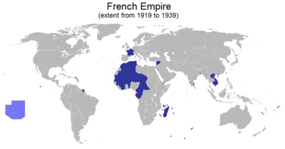 Where did France concentrate its new empire mostly after 1850?