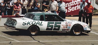 What was the number of Benny Parsons' race car when he won the Cup Series?
