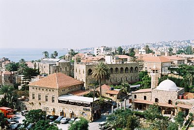What is the estimated age of the city of Byblos?