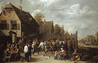 Who did Teniers work for as a court painter?