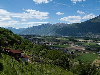 Is Locarno located in northern or southern Switzerland?