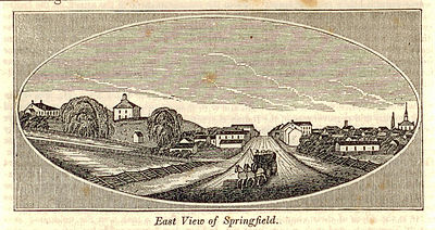Springfield is located how far northeast of Dayton?
