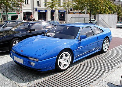 What was Venturi's first production car?