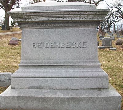 On what date did Bix Beiderbecke pass away?