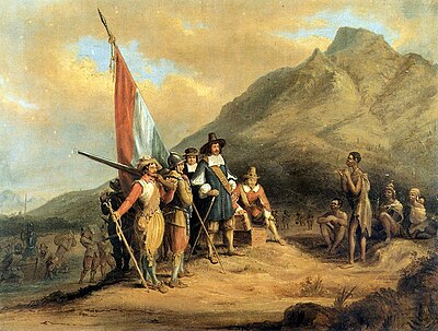 What was the main purpose of Jan van Riebeeck's mission to South Africa?
