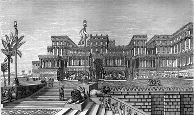 What work did Sennacherib name his "Palace without Rival"?