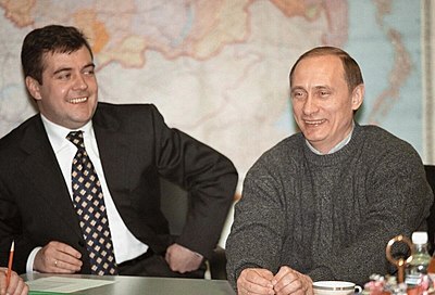 Which fields of work was Dmitry Medvedev active in? [br](Select 2 answers)