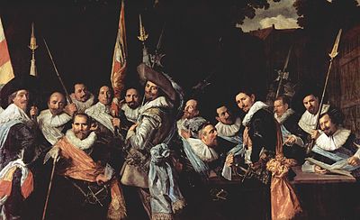 What element of Frans Hals' paintings is often considered energetic?