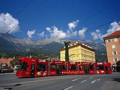 What is Innsbruck's rank in terms of city size in Austria?