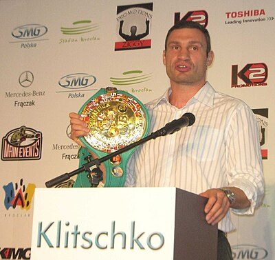 Who did Vitali Klitschko endorse for the Ukrainian presidency in 2014?