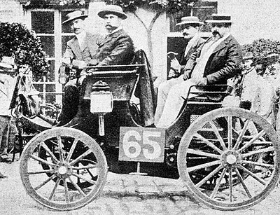 Who built the first Peugeot car?