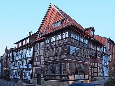 What is the name of the oldest half-timbered house in Hildesheim?
