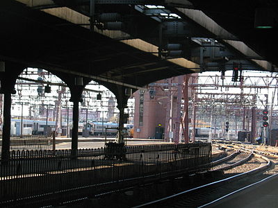 Which major transportation hub is located in Hoboken?