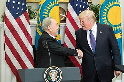 In which of the following events did Nursultan Nazarbayev participate?