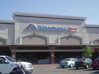 In which region of the United States does Albertsons have the most stores?