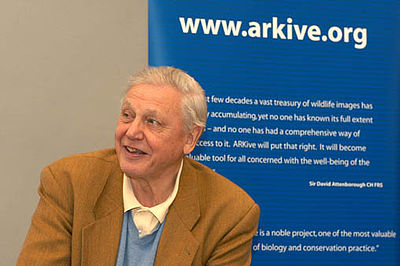 What is the noble title that David Attenborough holds?