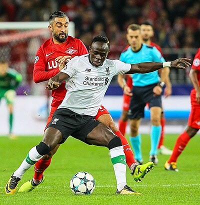 What club was Mané playing for when becoming the most expensive African player at that time?