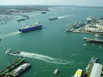 What is the world's oldest dry dock, located in Portsmouth, called?