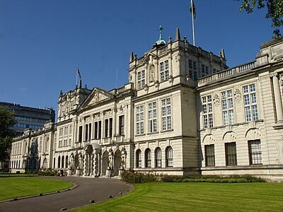 In which historic county is Cardiff located?