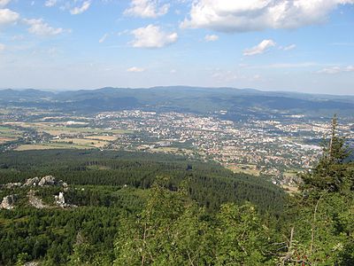 What type of architecture is the city centre of Liberec famous for?