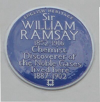 Which gas did Ramsay discover in 1898 along with Krypton?