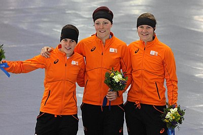 Ireen Wüst became the oldest speed skating gold medalist at what age?